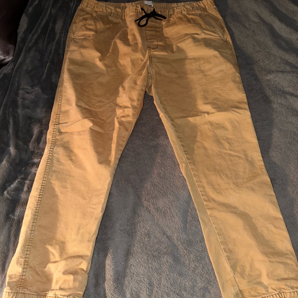 Men's Tan Casual Pants old navy size xl